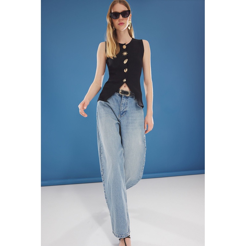 Women's Plain Slim Vest