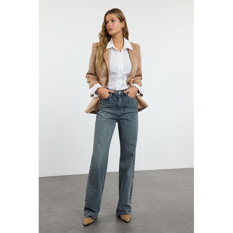 Women's Straight Low Waist Jeans