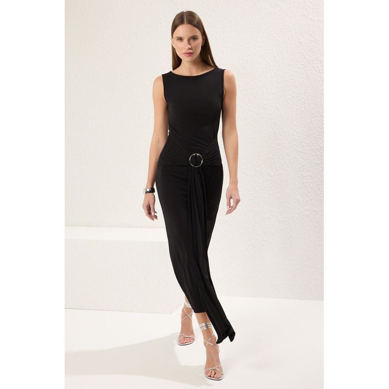 Women's Straight Midi Sleeveless Casual/daily Slim Dress