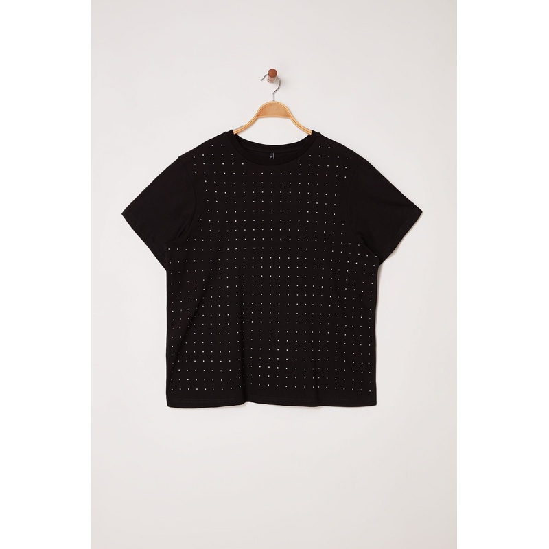 Curve Women's Flat Short Relaxed Plus Size T-Shirt