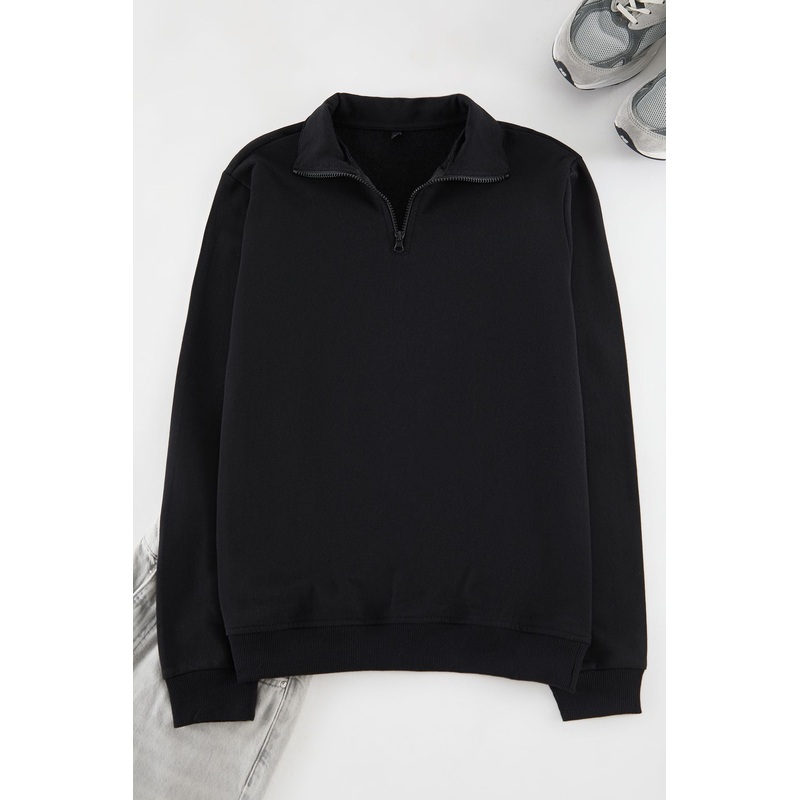 Man Men's Very Colorful Straight Long Regular Sweatshirt