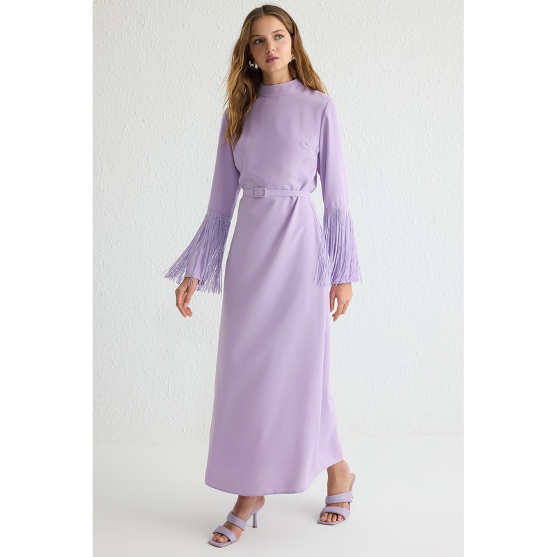 Modest Purple Modest Evening Dresses