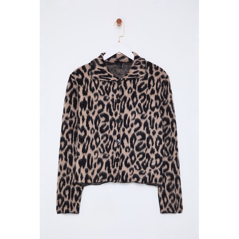 Women's Animals Long Regular Cardigan