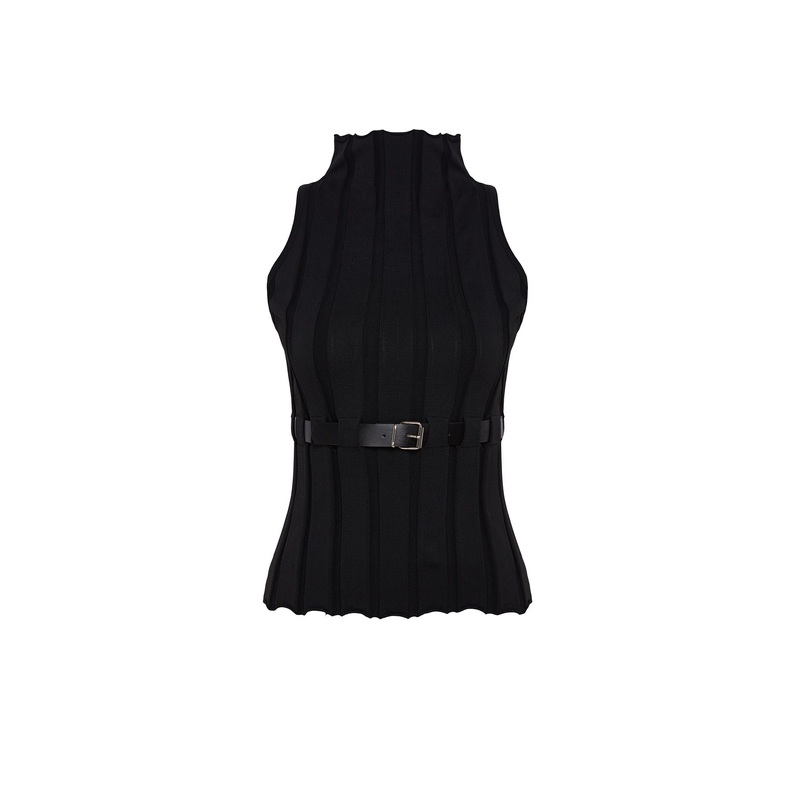 Women's Unifarben Sleeveless Slim Fit Sweater Vests
