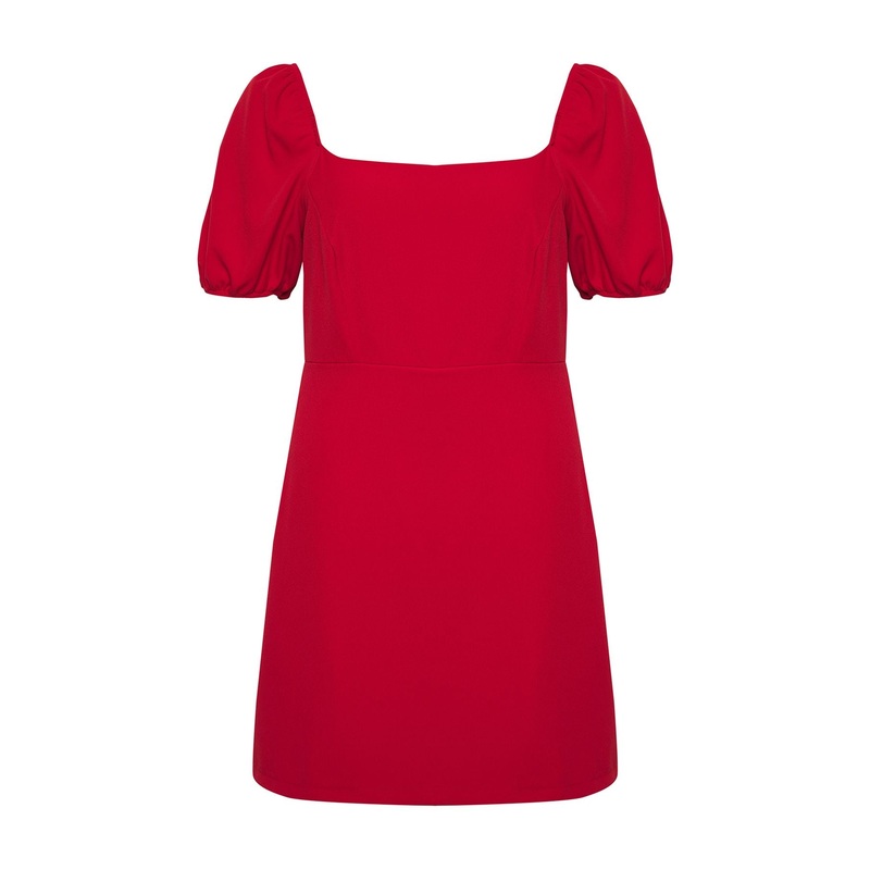 Curve Women's Plain Mini Short Casual Relaxed Fit Plus Size Dress