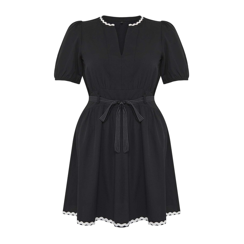 Curve Women's Straight Short / Mini Short Casual/daily Relaxed Plus Size Dress