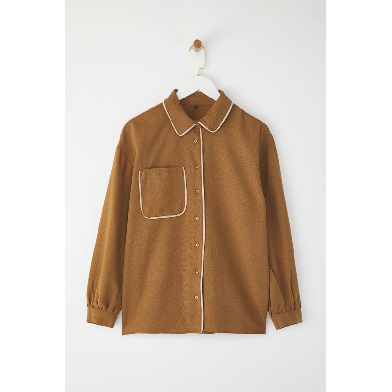 Modest Women's Straight Long Oversized Modest Shirts