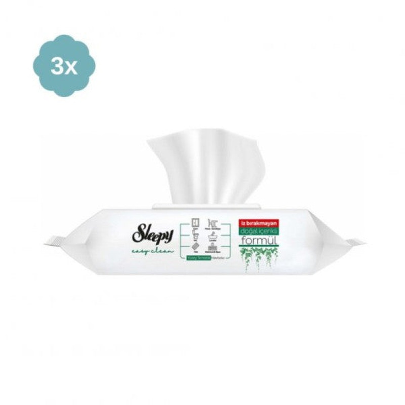 Sleepy Easy Clean Surface Cleaning Towel 100 Sheets 12 Pcs