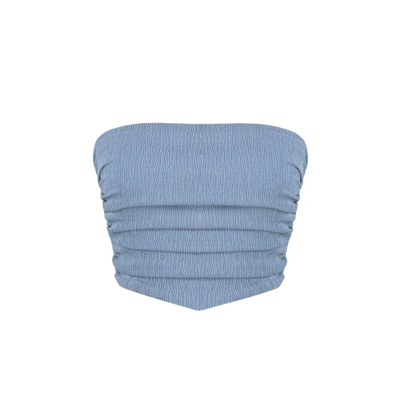 Women's Dark Blue Unifarben Sleeveless Fitted Blouses