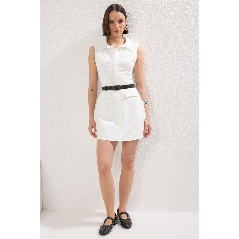 Women's Flat Sleeveless Business Regular Overalls