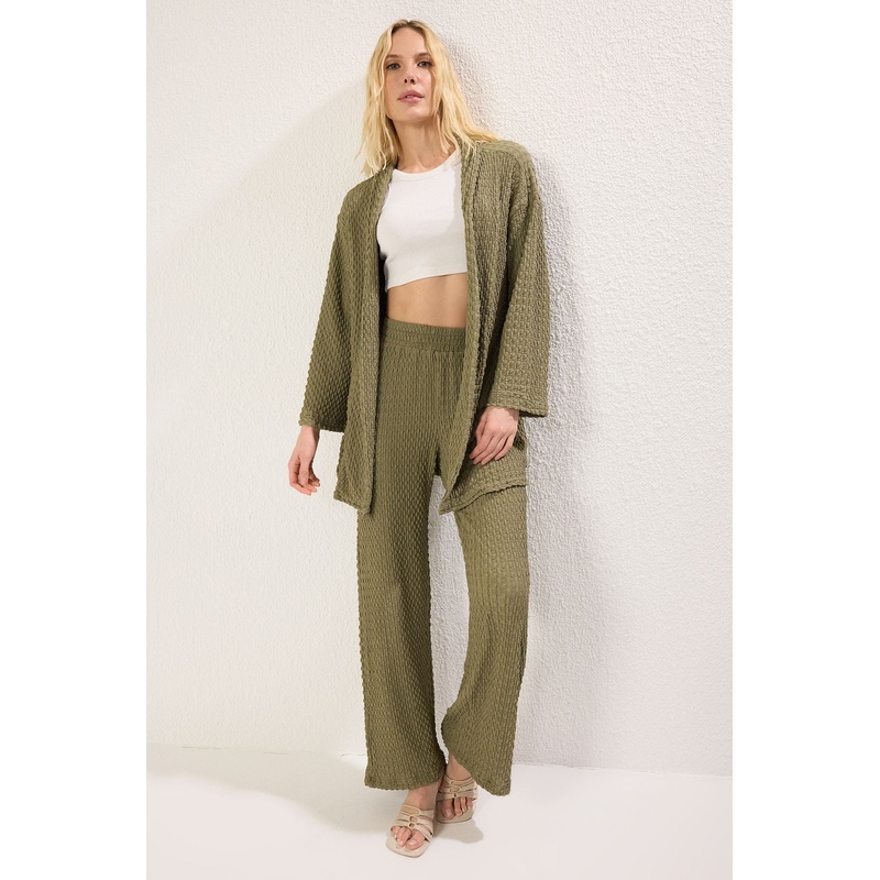 Women's Plain Long Casual Regular Two Piece Sets