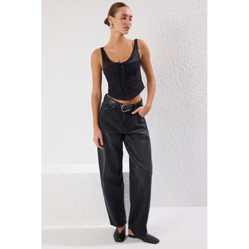 Women's Straight Hanging Fitted Blouse