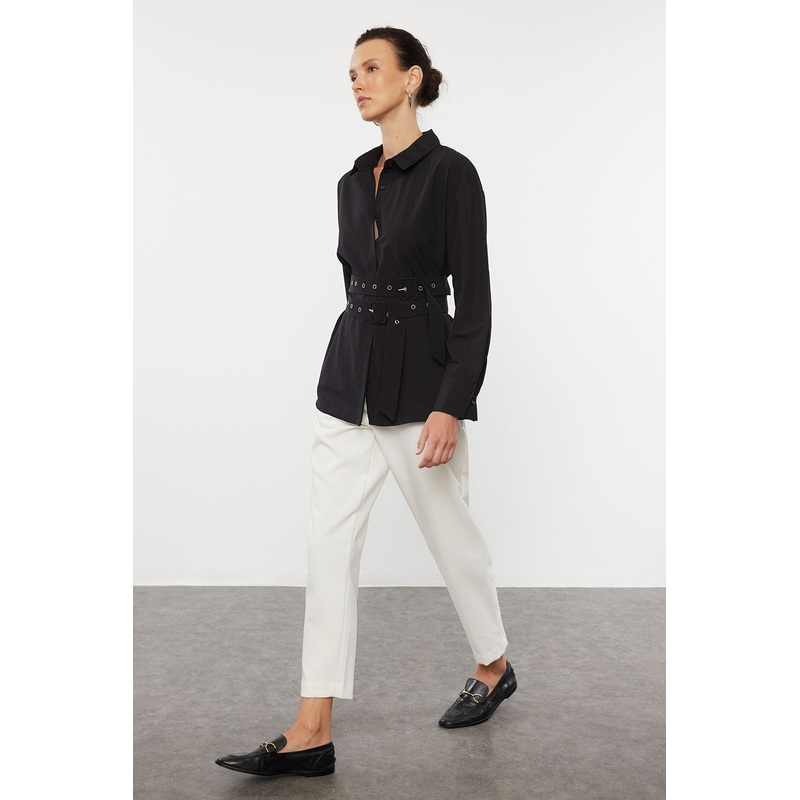 Women's Straight Long Oversized Shirt