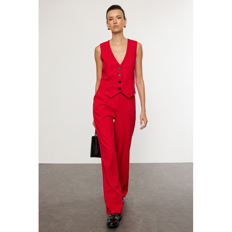 Women's Straight Sleeveless Business Fitted Under-Upper Team