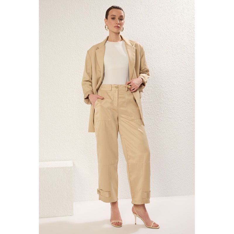 Modest Women's Plain High Waist Modest Pants