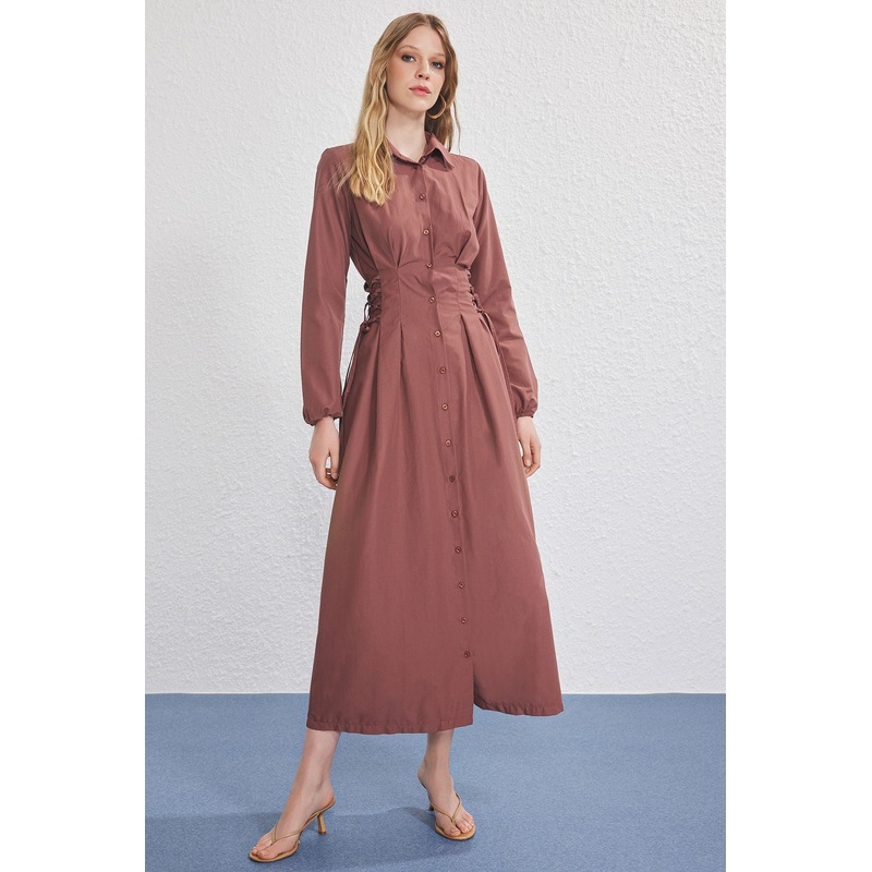 Modest Women's Straight Maxi Long Casual/daily Fitted Hijab Dress