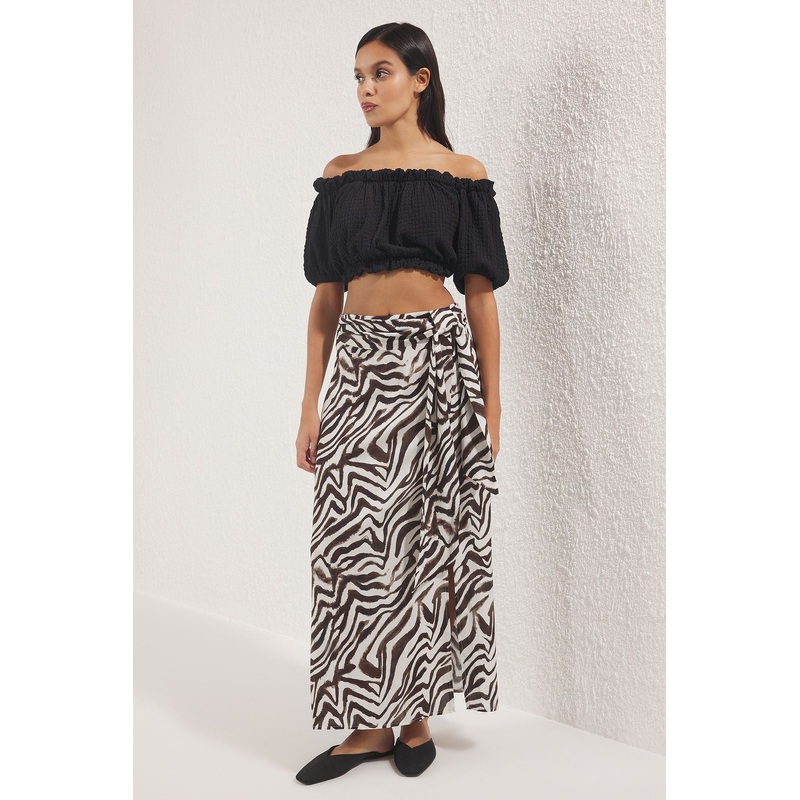 Women's Animals Midi A-Line Skirt