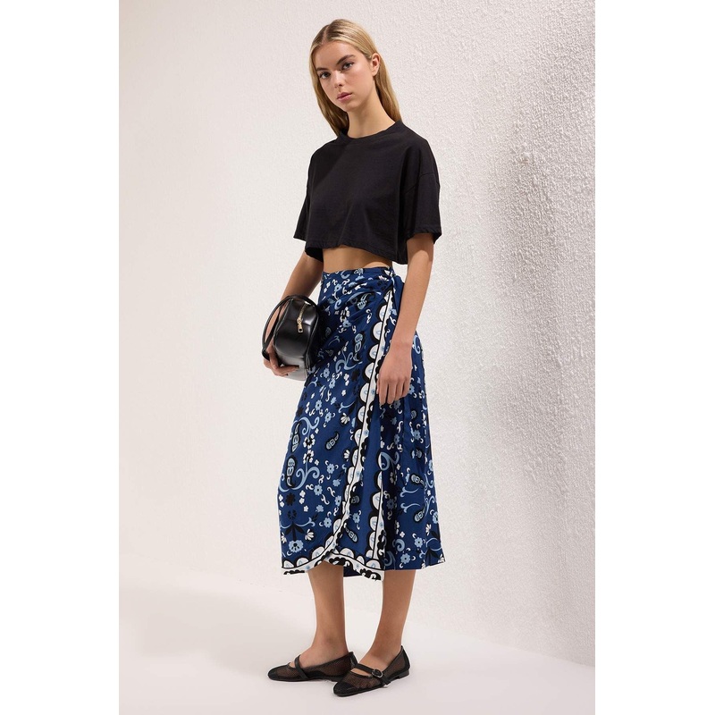 Women's Ethnic Pattern Midi Skirt