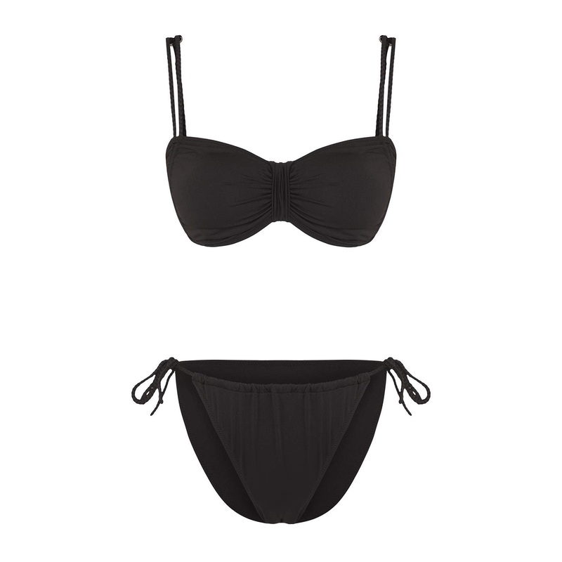 Women's Straight Fixed Cup Bikini Set