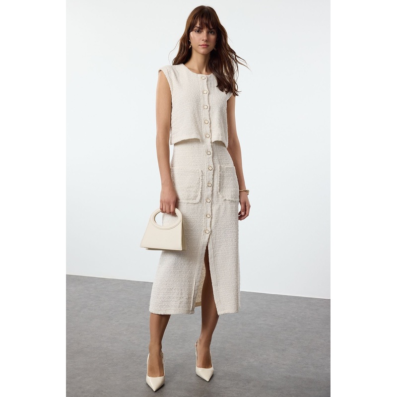 Women's Unifarben Midi Sleeveless Evening / Daily Regular Fit Dresses