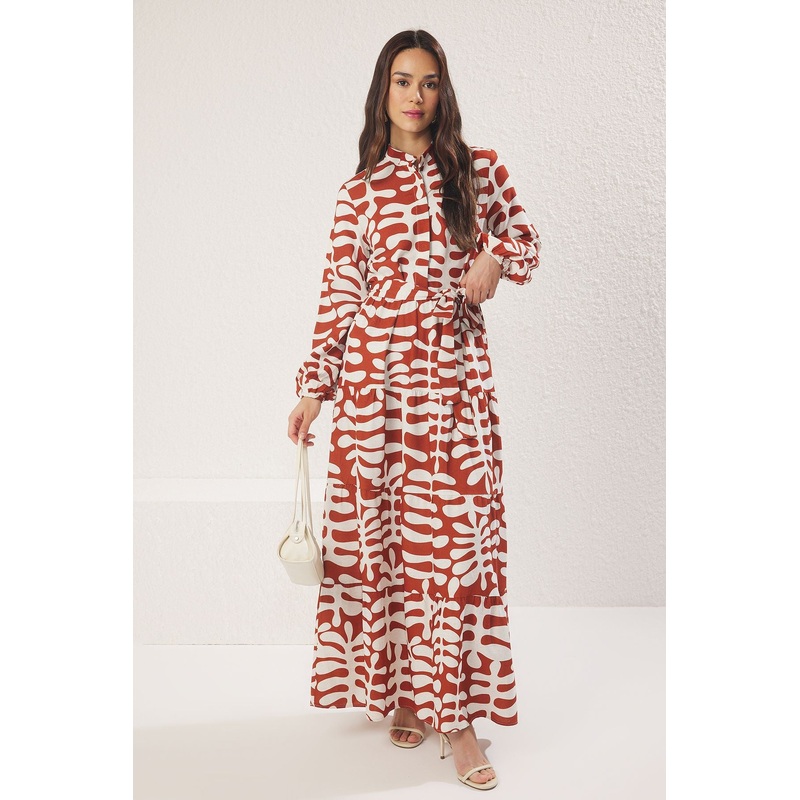 Modest Women's Animals Long Long Casual/daily Regular Hijab Dress