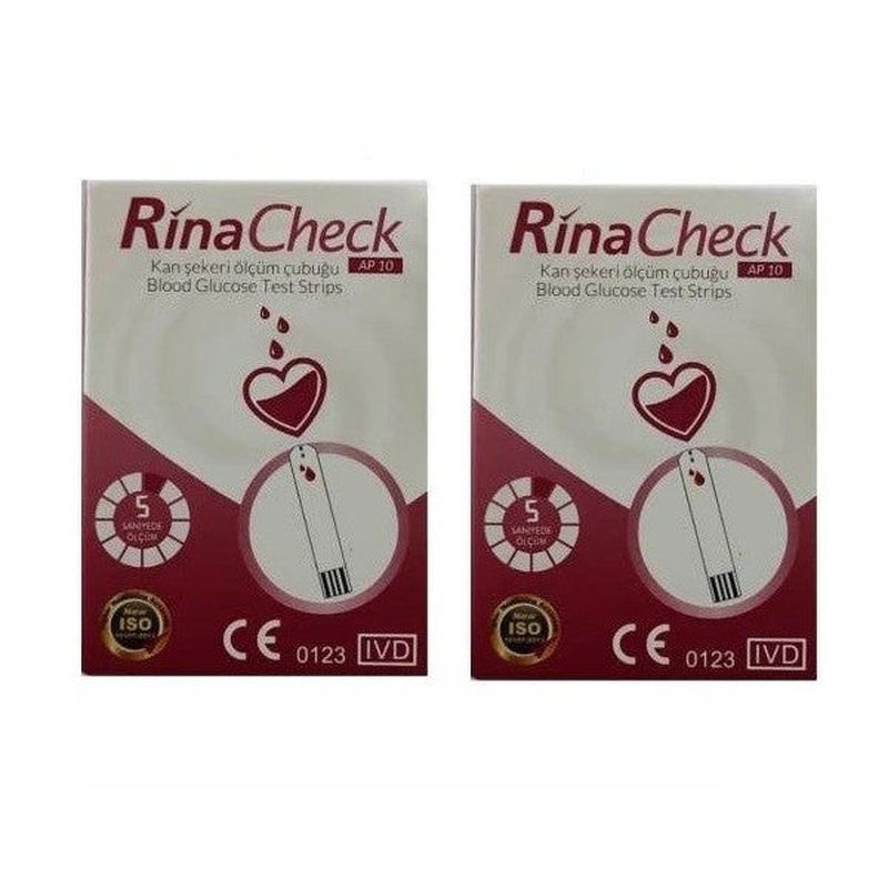 Rina Check Ap10 Sugar Measuring Strips 50 Pieces 2 Boxes