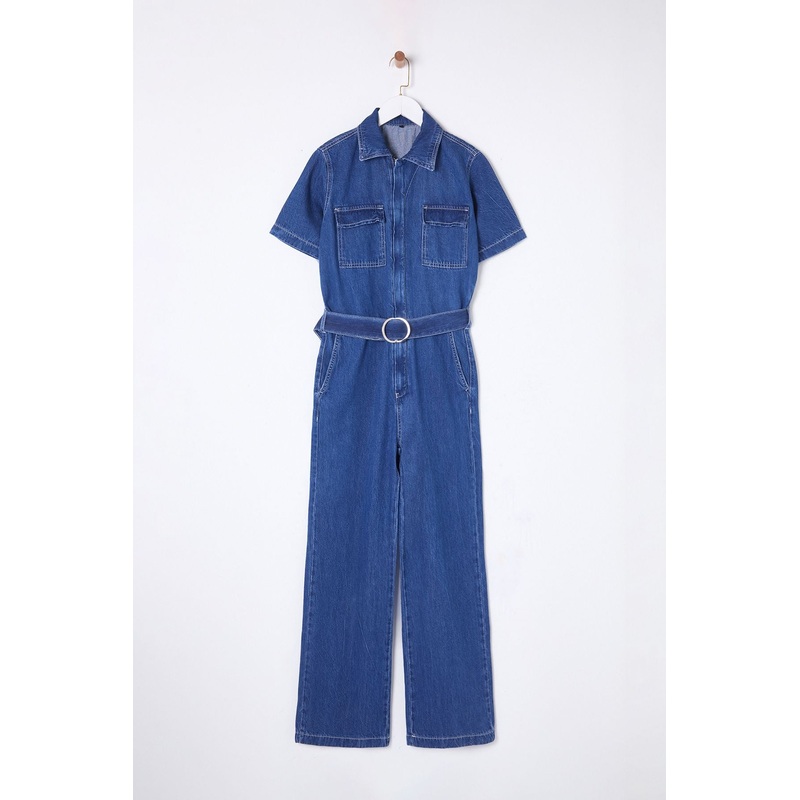 Women's Straight Short Casual/daily Relaxed Overalls