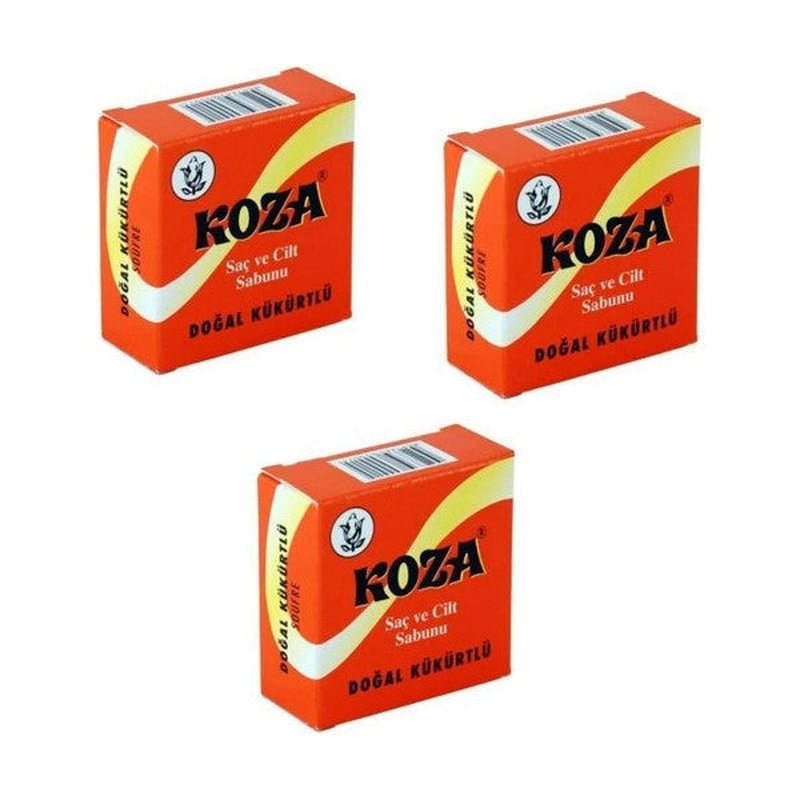 Koza Sulfur Soap-3 Pieces