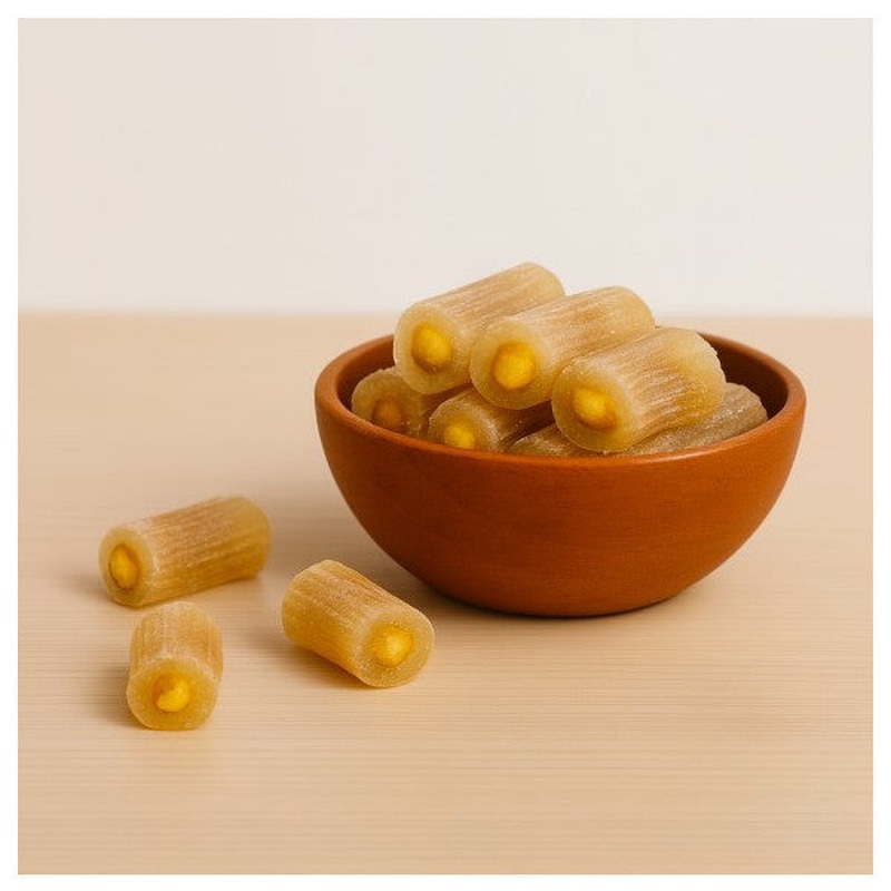 Plain Turkish Delight Roll 500G(With Pistachio Pieces)