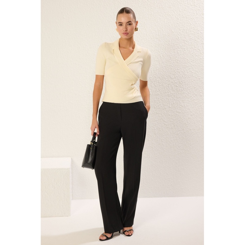 Women's Plain Long Slim Blouse