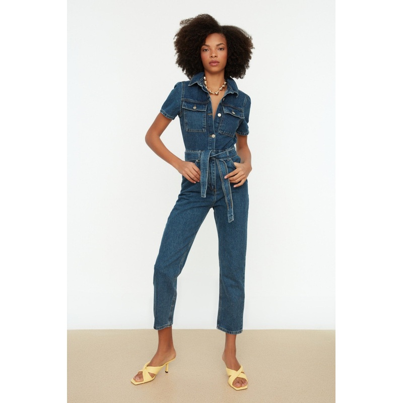 Belt Denim Overalls TWOSS20TU0156