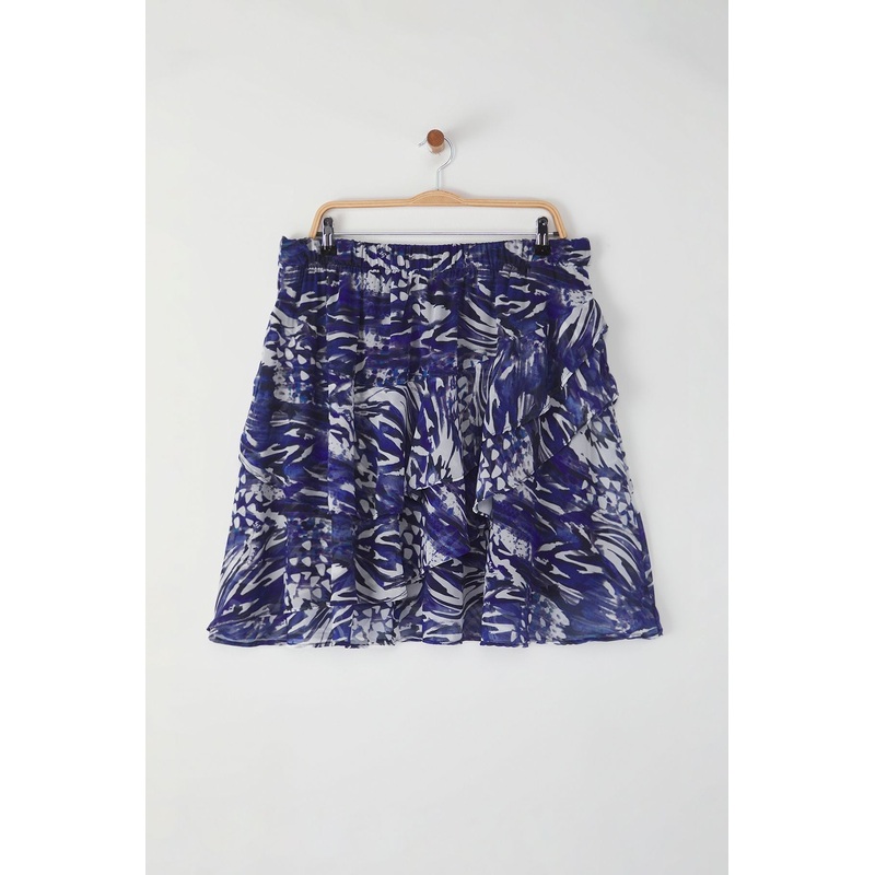 Curve Women's Printed Mini A-Line Plus Size Skirt