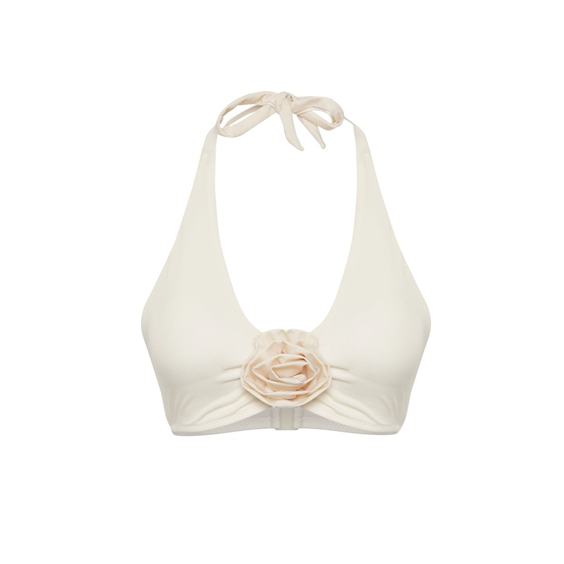 Ecru Bikini Top