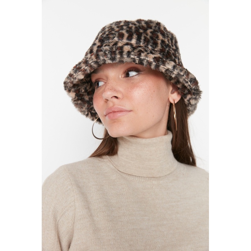 Leopard Women's Hat TWOAW23SP00008