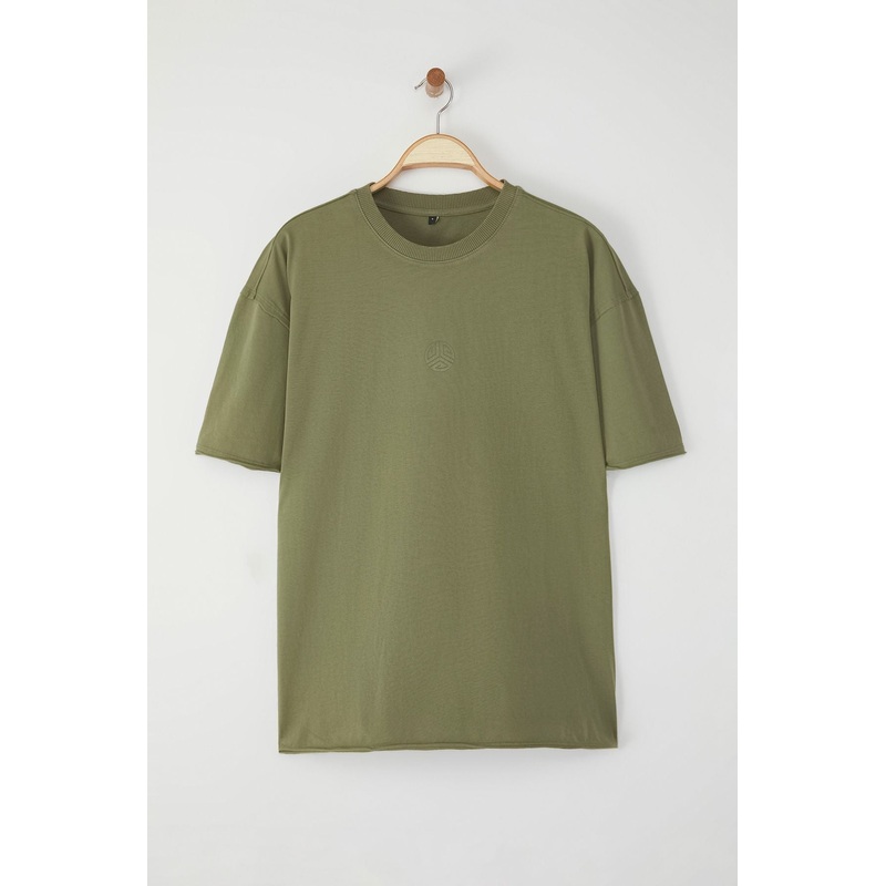 Man Men's Printed Short Oversized T-Shirt