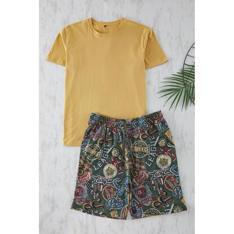 Man Very Colorful Pajama Set