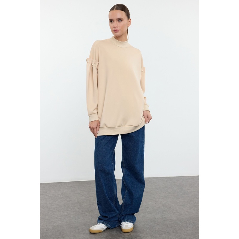 Modest Women's Straight Long Oversized Hijab Tunic