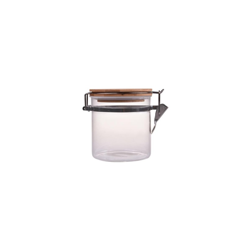 Bambum Mada - Locked Glass Storage Container 10 Cm 550 Ml