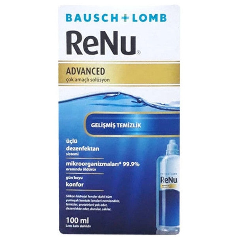 Bausch & Lomb Renu Advanced Lens Solution 100 Ml