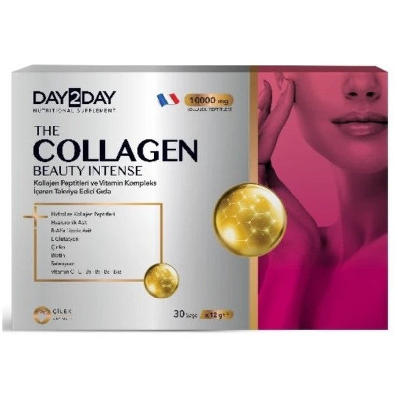 Day2Day The Collagen Beauty Intense 12G X 30 Sachet | Strawberry Flavoured