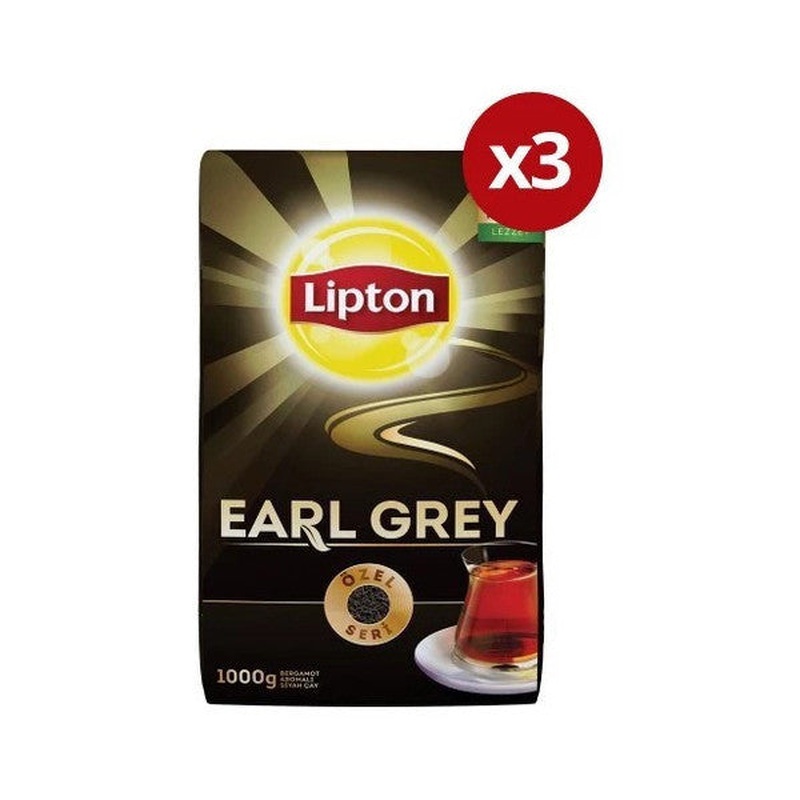 Lipton Earl Grey Loose Tea 1000 Gr X 3 Pieces