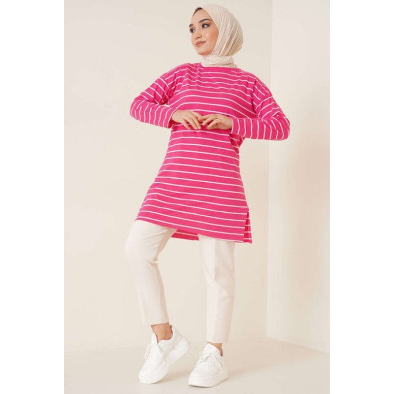 Striped Tunic Pink