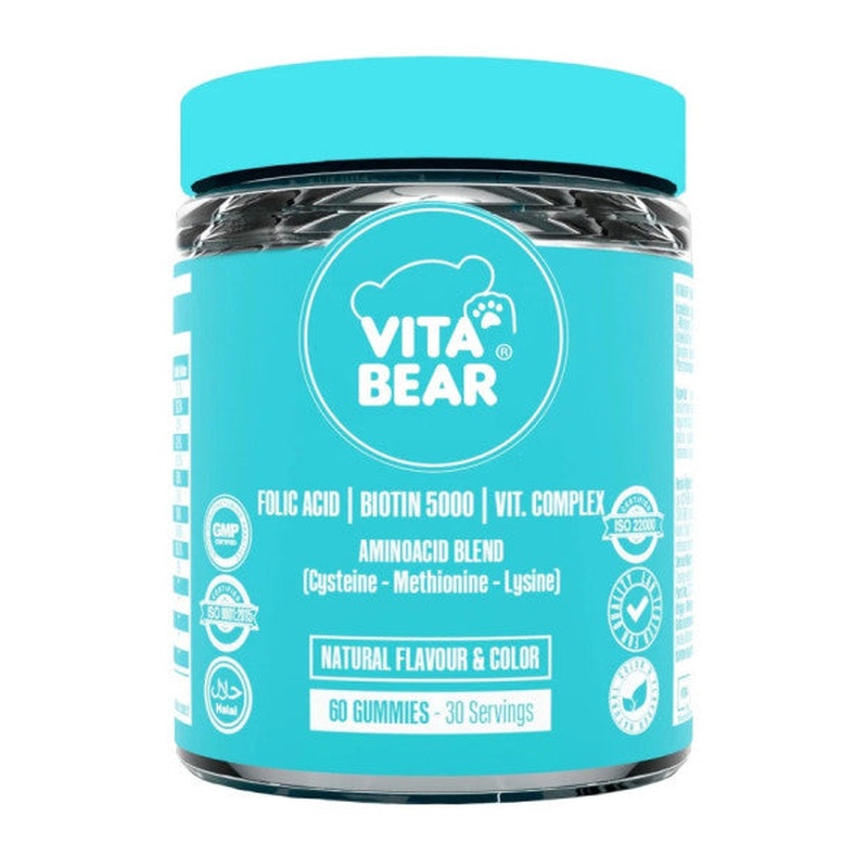 Vitabear Strong Hair Gummy Vitamin 60 Pieces