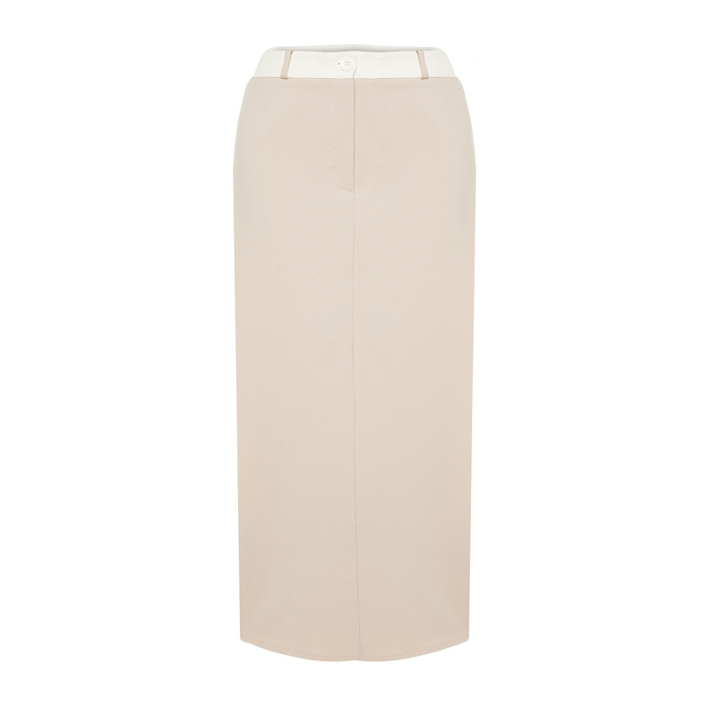 Women's Plain Midi Pencil Skirt