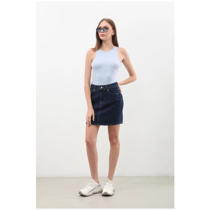 Women's Rins Mini Jean Skirt