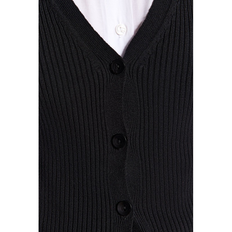 Black Premium Thread / Special Thread Tricot Sweater TWOAW24SV00049