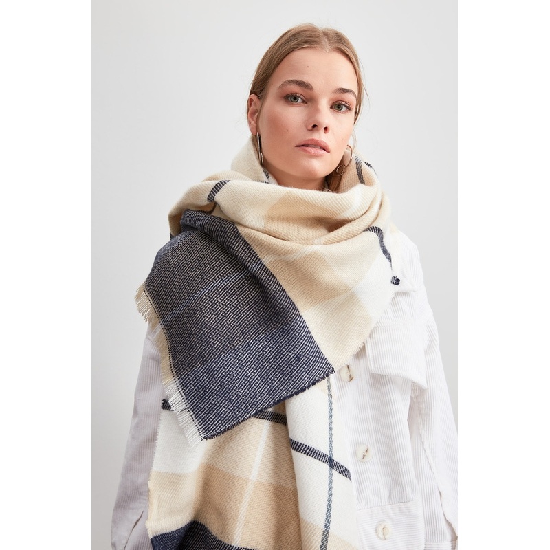 Checked Scarf TWOAW20AT0054