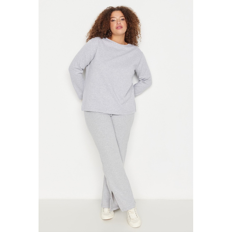 Curve Knitted Pajamas Set TBBAW23AI00055