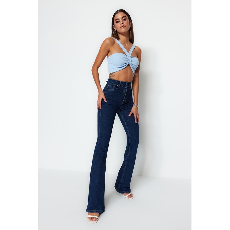 High Waist Flare Jeans TWOSS23JE00064