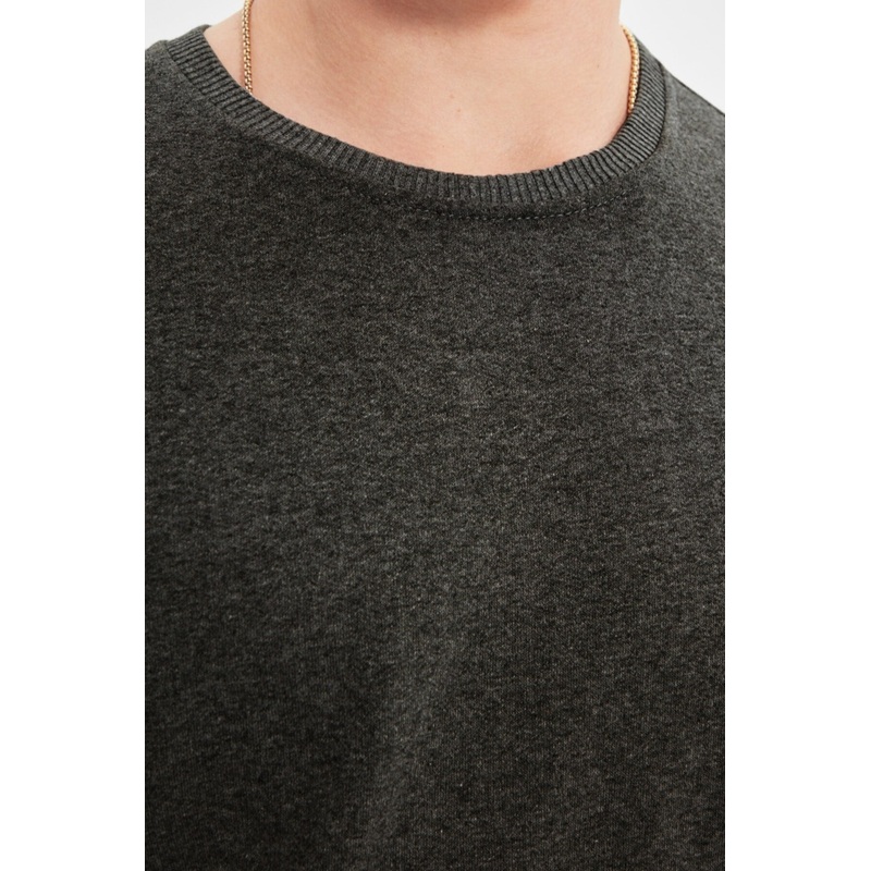 Man Men Regular Fit Crew Neck Soft Feather Sweatshirt Tmnaw21Sw1208